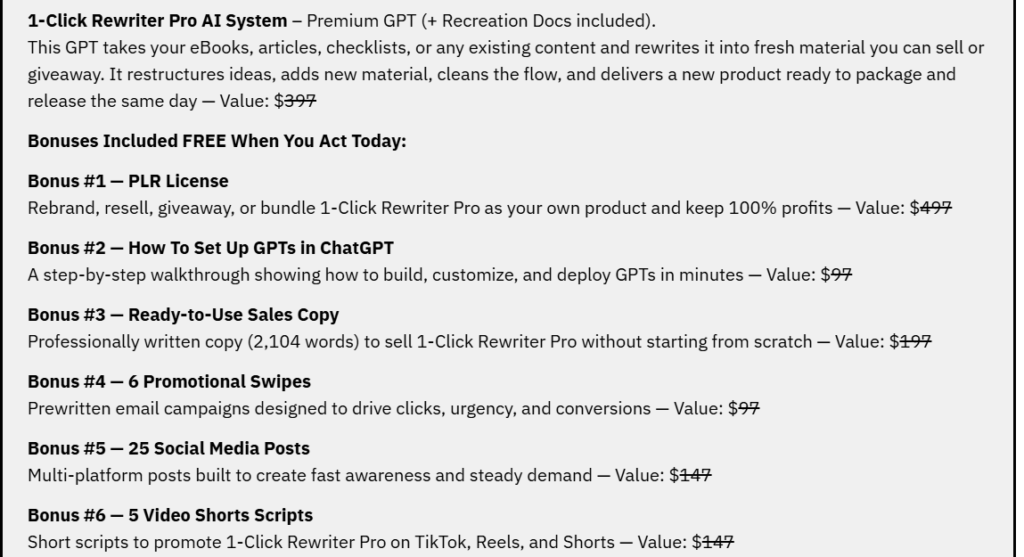 1-Click Rewriter Pro