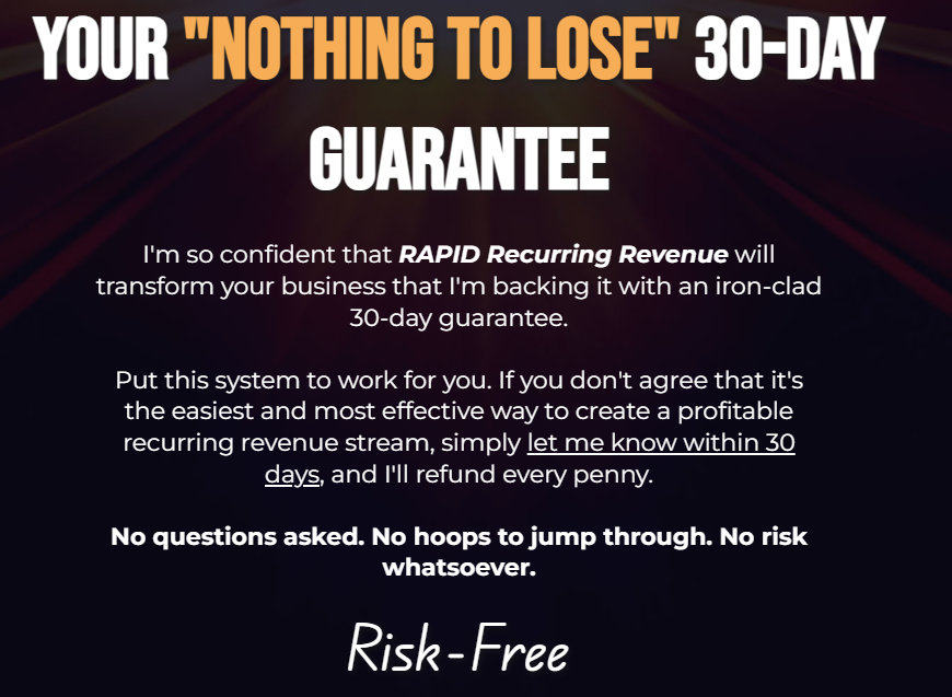 Rapid Recurring Revenue