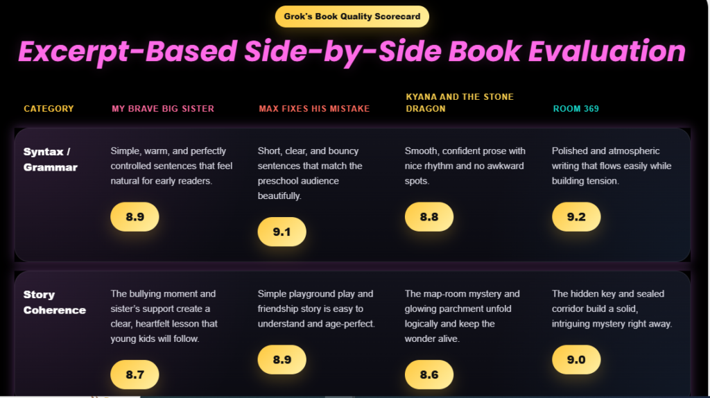 My Bestseller Kids Story Generator
