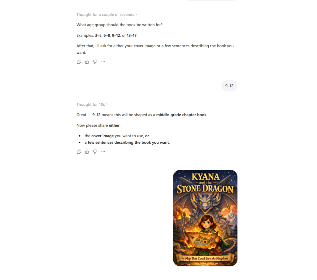 My Bestseller Kids Story Generator